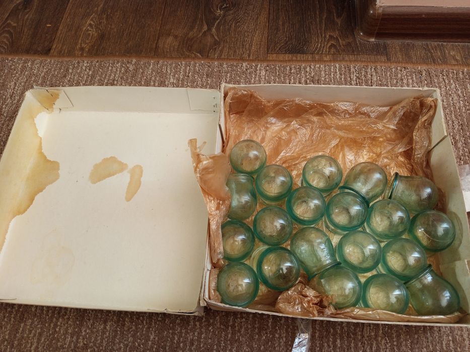 Банка медицинская для массажа ссср