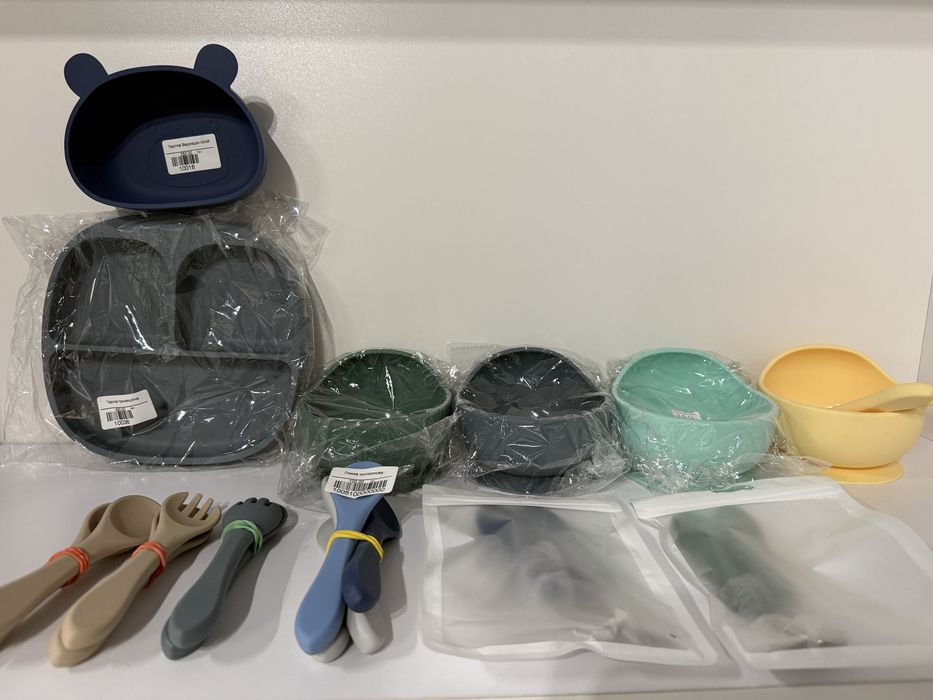 Дитячий силіконовий посуд