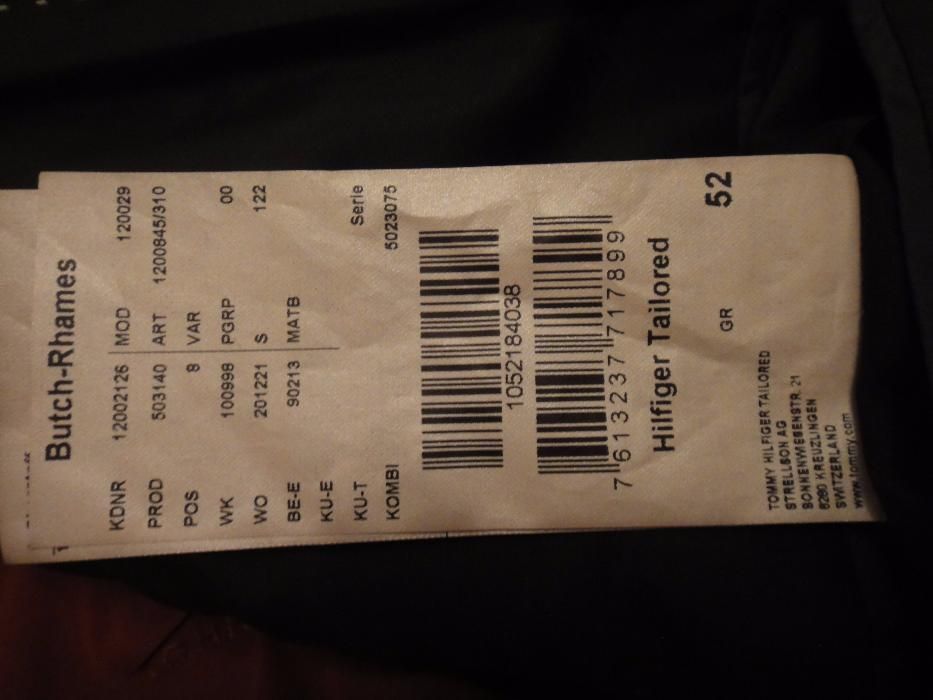 Новый пиджак Tommy Hilfiger Tailored