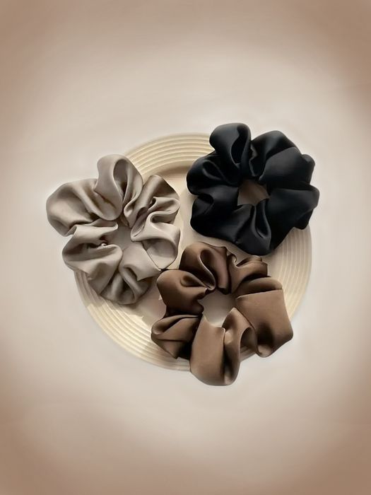 Шовкові аксесуари для волосся, шелковые резинки для волос