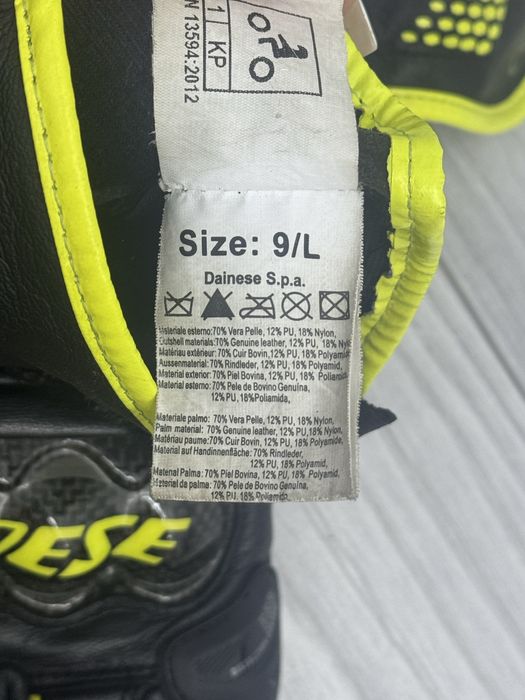 Моторукавички dainese carbon розмір “L”