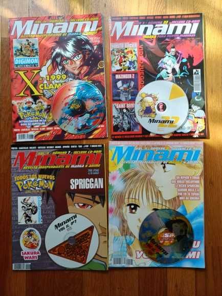 Lote Revistas Minami Manga, Anime e Revista de Cultura Japonesa