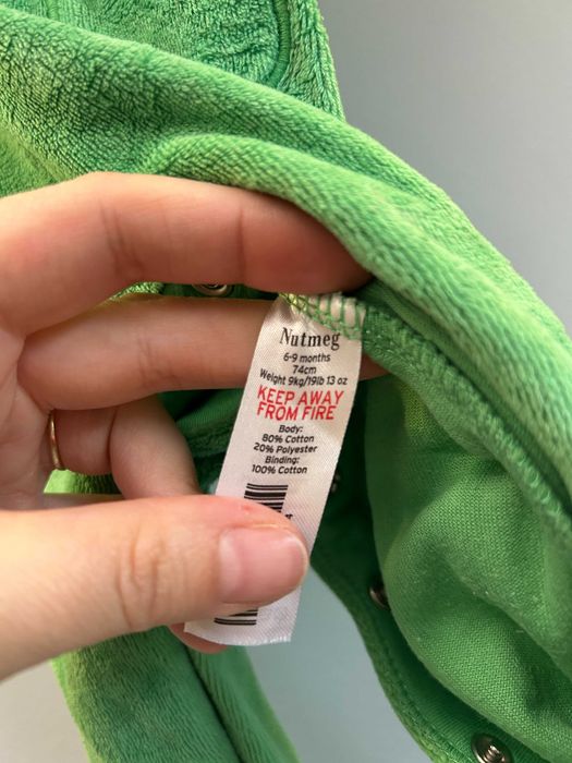 Pajac świąteczny elf pajacyk śpiochy 6-9 miesięcy