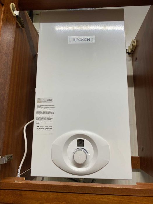 Esquentador Becken Aquasense Ventilado 11litros a gás natural