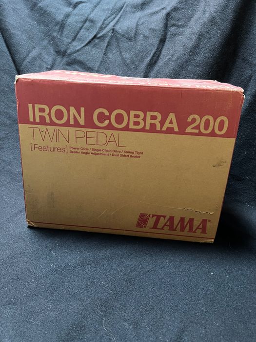 Pedal Duplo Tama Iron 200 Bateria Acústica
