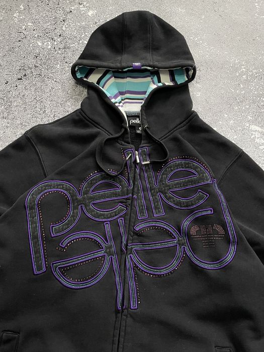 Pelle Pelle Vintage Zip Hoodie 90s Rare
