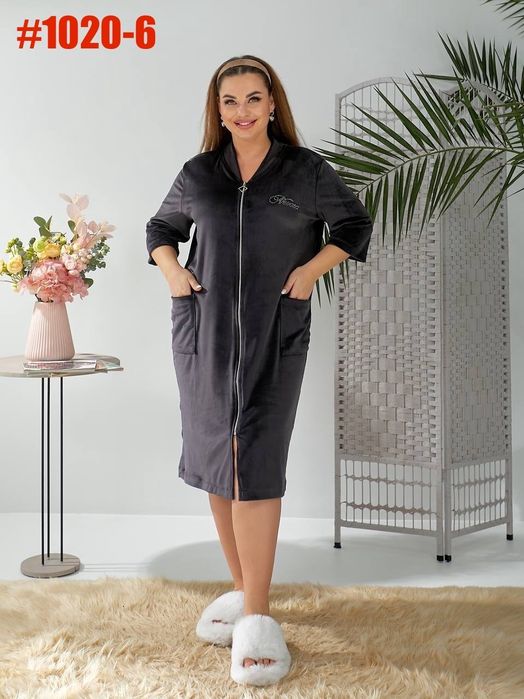 Велюр халат  розпродаж