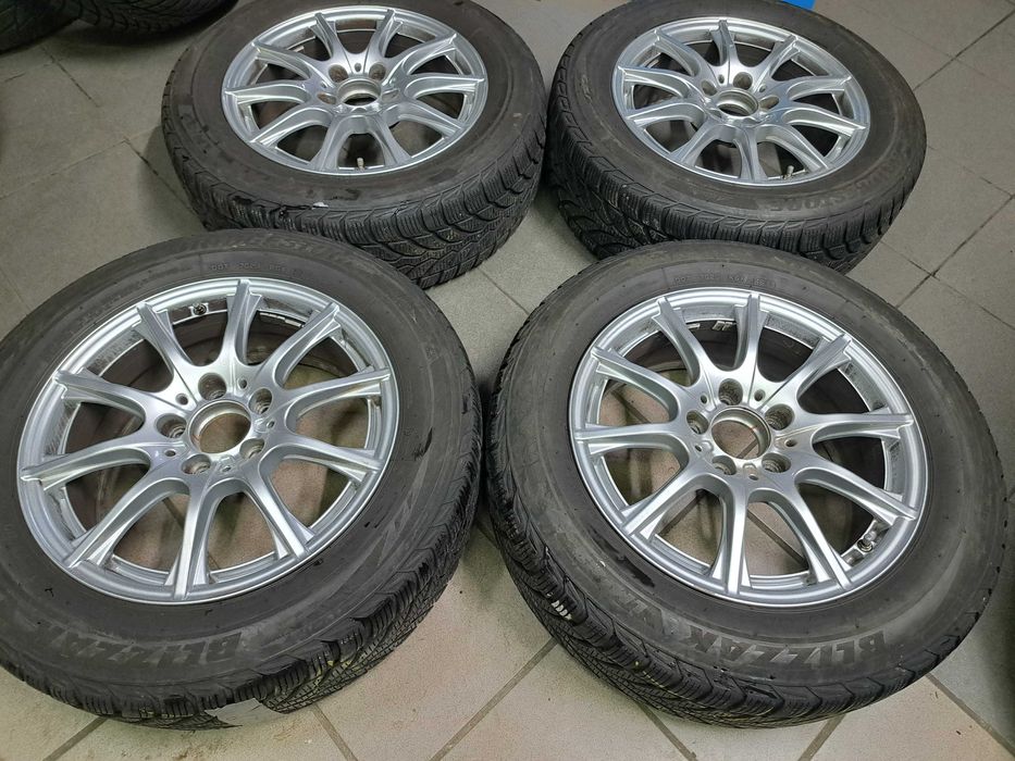 Koła felgi 5x112 16 mercedes c-klase w205 opony 205/60R16 bridgestone