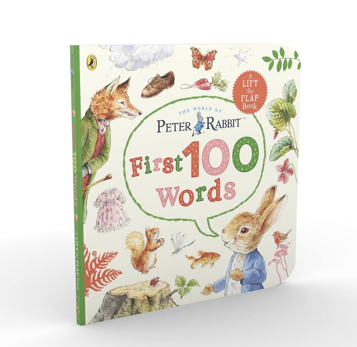 Інтерактивна книжка з віконцями — Peter rabbit first 100 words