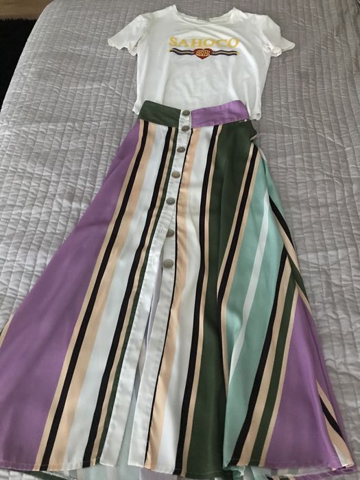 Conjunto sahoco saia e t-shirt