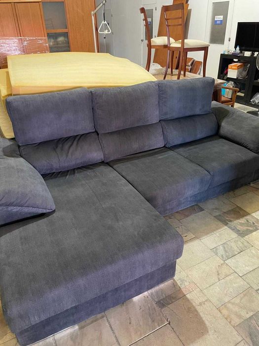 Sofá Chaise Long em Tecido