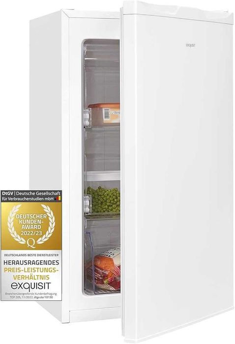 zamrażarka szufladowa 63L Exquisit GS5111 , 82.5 cm, biała
