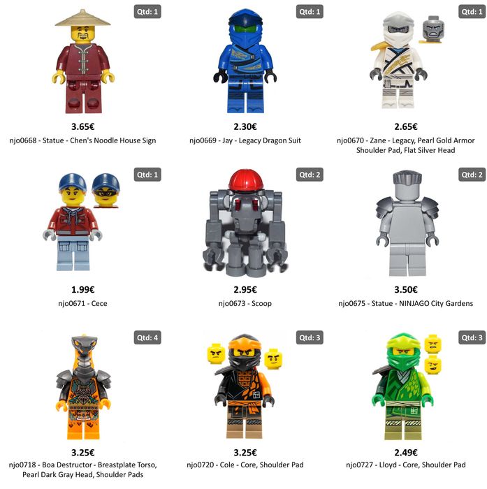 Minifiguras Lego Minecraft, Ninjago, Super Heroes, Super Mario