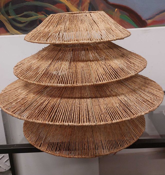 Piękna oryginalna lapa z juty. Nowa!