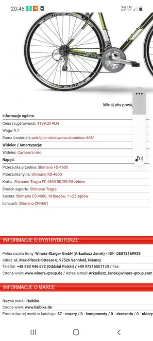 Rower haibike q race flatbar