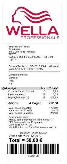 POS - Programa Faturação ** 90€ ANO** Assistência remota incluida