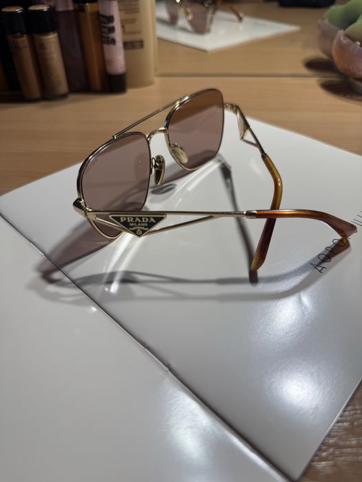 Солнцезащитные очки prada A50S коричневые градиент