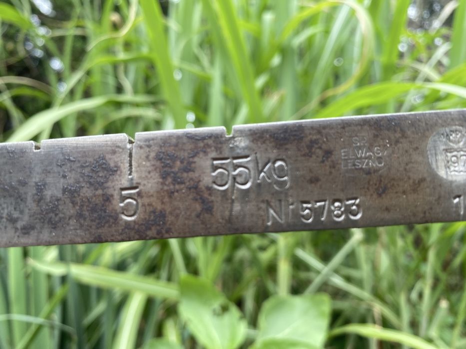 Stara waga szalkowa piekarnicza 6kg.