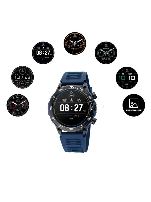 Relógio Smartwatch ONE - Modelo Desportivo Azul (novo e selado)