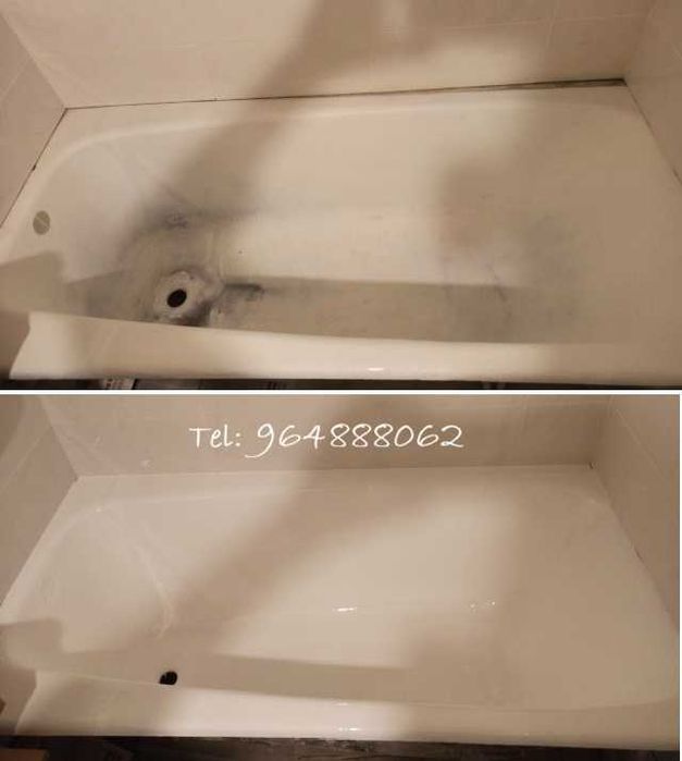 Banheira do ferro fundido, cerâmica, acrílico/fibra de vidro, . -» RENOVAÇÃO de Banheiras, PINTURA de Banheiras, ESMALTAGEM de banheiras