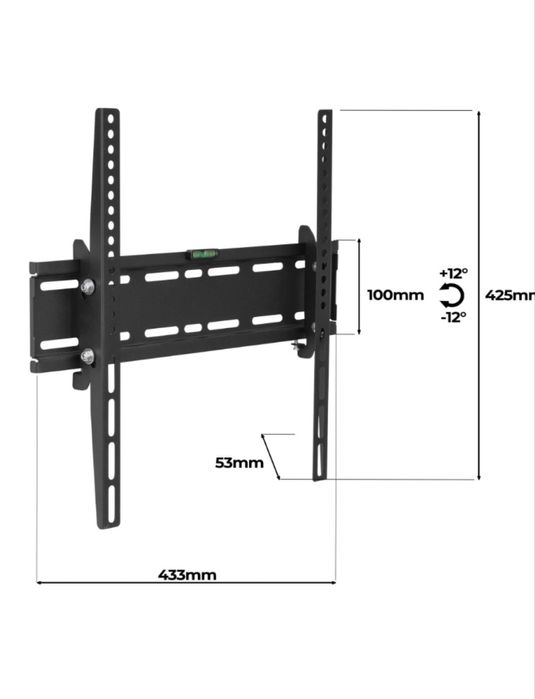 Uchwyt do TV czarny NOWY !!!