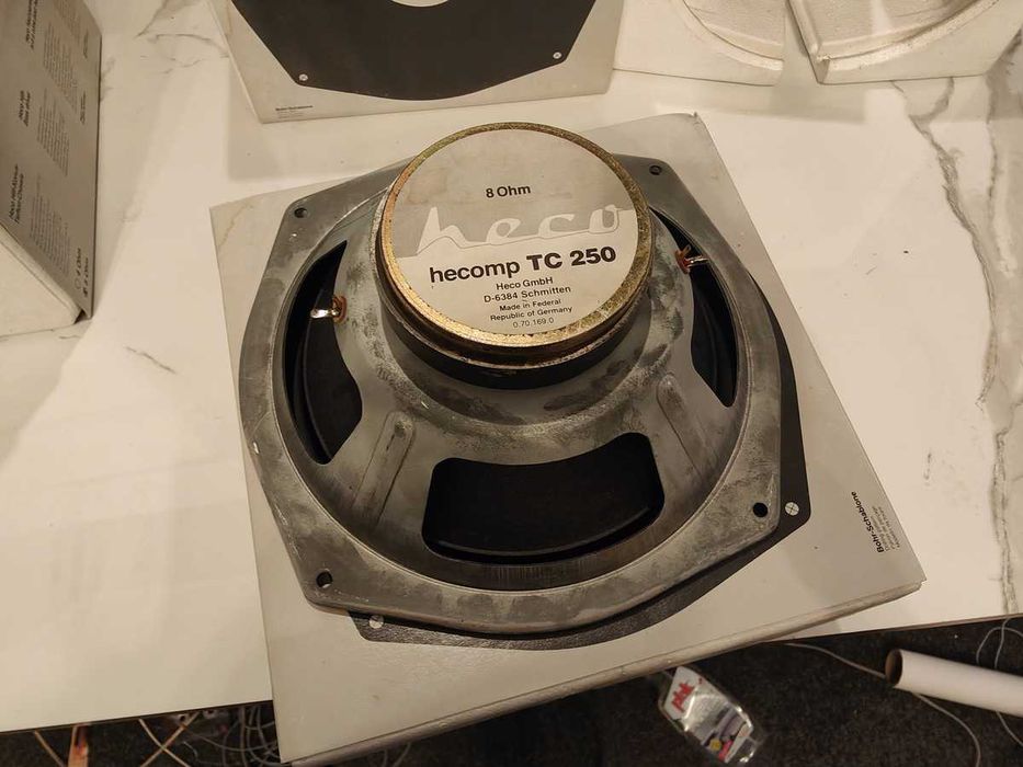 HECO TC 250 HECOMP ! Głośniki niskotonowe 25cm ! Nowe