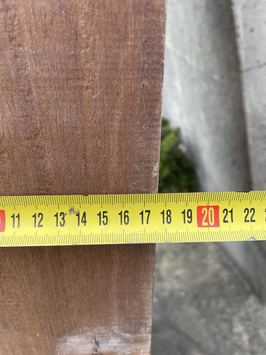 5 Portas de mogno castanho, 20€ cada