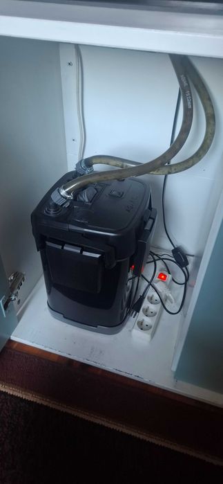 Akwarium 240l komplet z pokrywą, szafą, filtrami, odkurzaczem itp