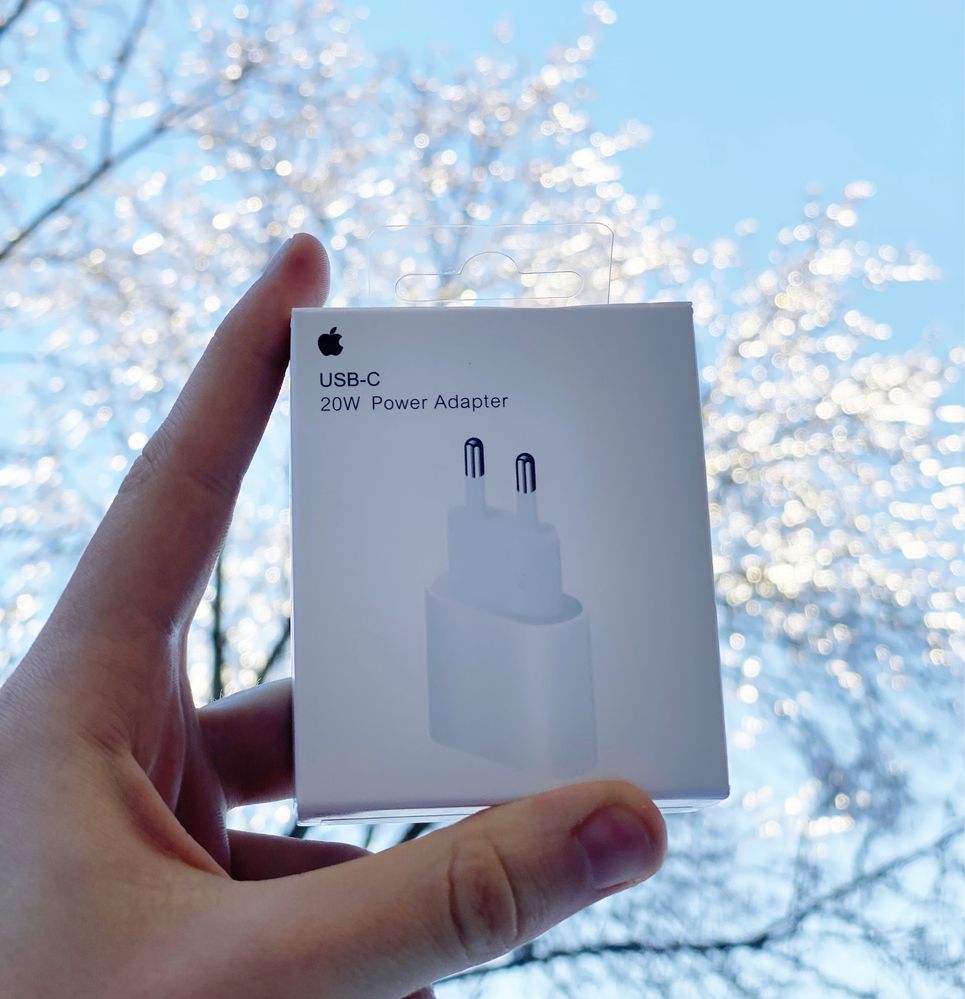Оригінальний Адаптер Apple 20W USB-C /БЫСТРАЯ зарядка Блок оригинал ...