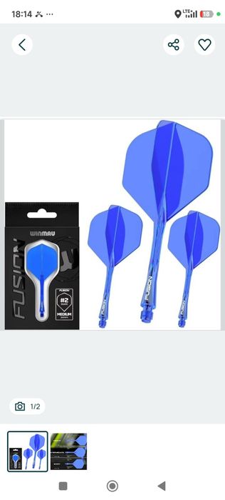 2 komplety winmau fusion