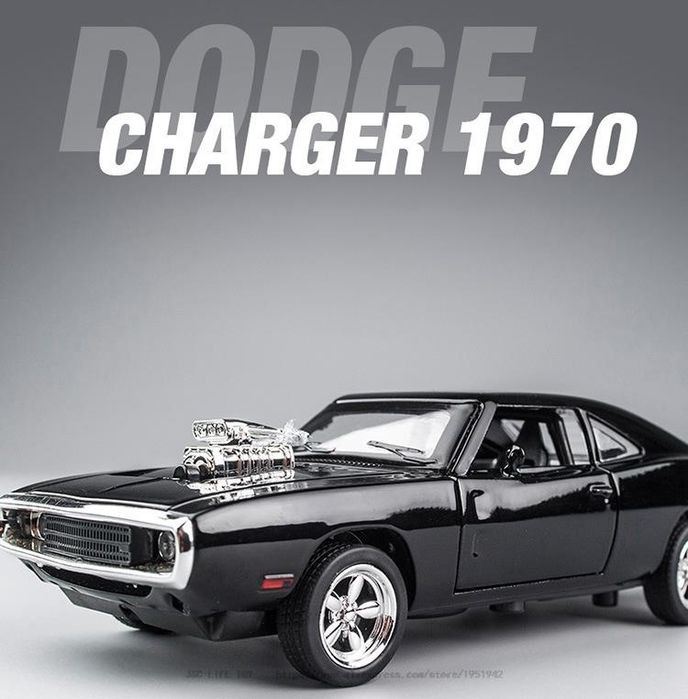 Модель авто Dodge Charger 1970 1:32 як колекційна так і іграшка