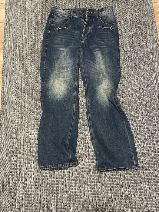 gucci horsebit jeans