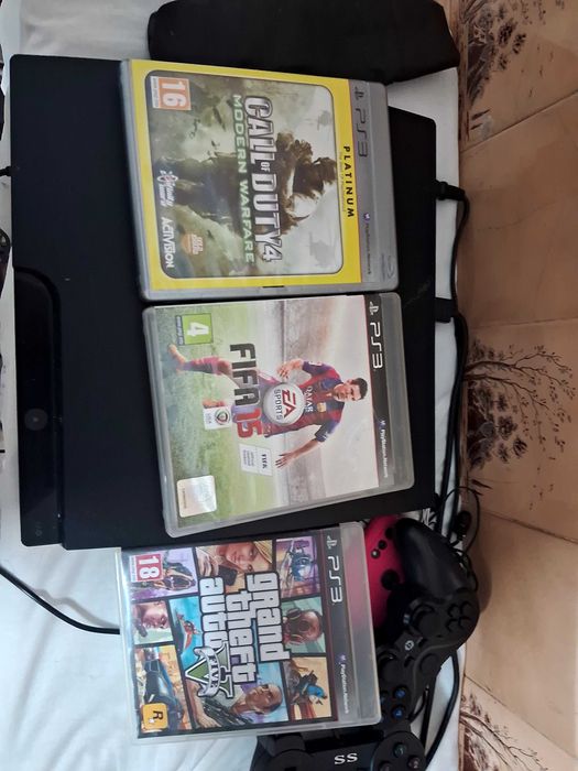 Ps3 slim desbloqueado +monitor gamer