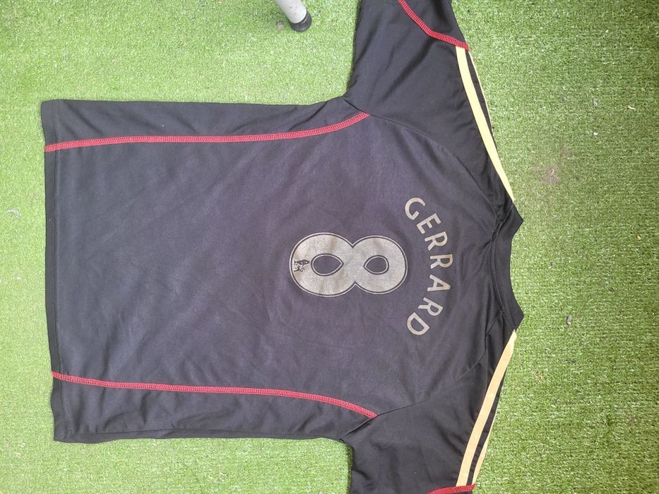 Czarna koszulka do piłki nożnej adidas Liverpool