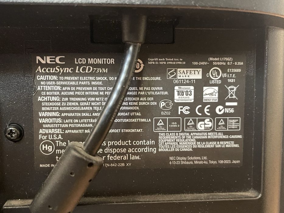 Монітори Prestigio Nec Phillips