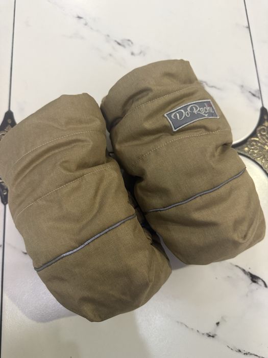 Муфта на коляску бежева ДоРечі, рукавички, рукавиці