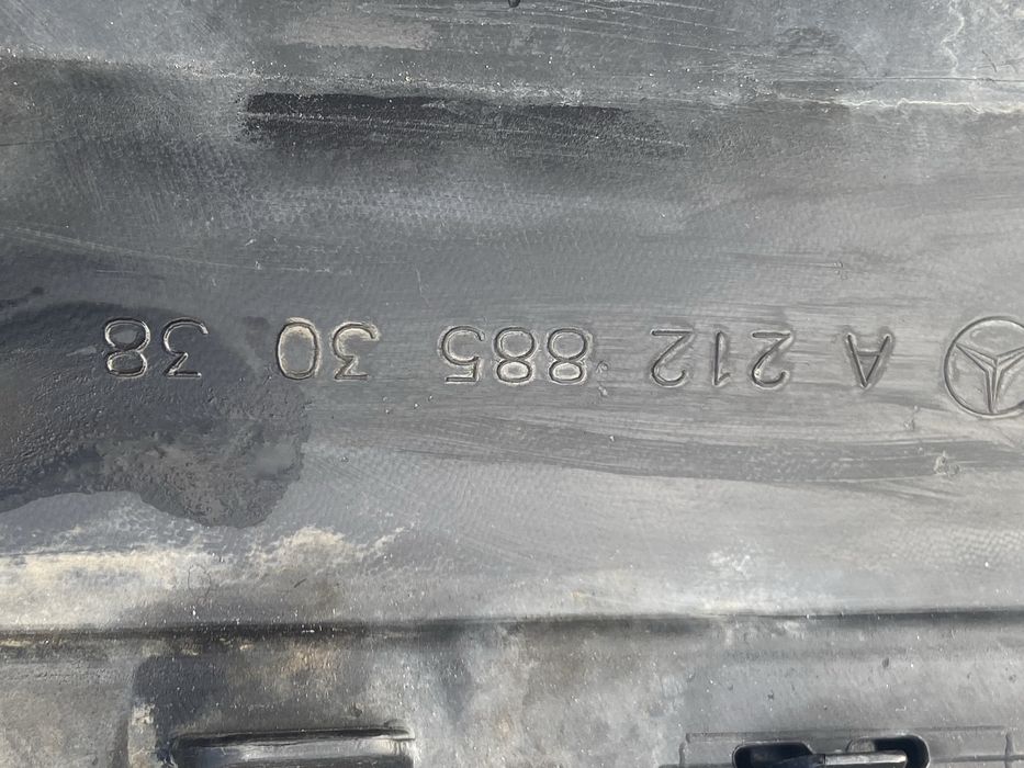 Mercedes E klasa Amg spojler dół zderzak tylny