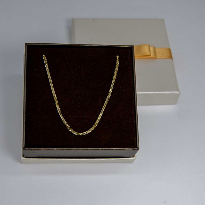 Złoty łańcuszek 585 KŁOS DIAMENTOWANY 6,18 gram 50cm PEŁNY Nowy WYSYŁKA GRATIS