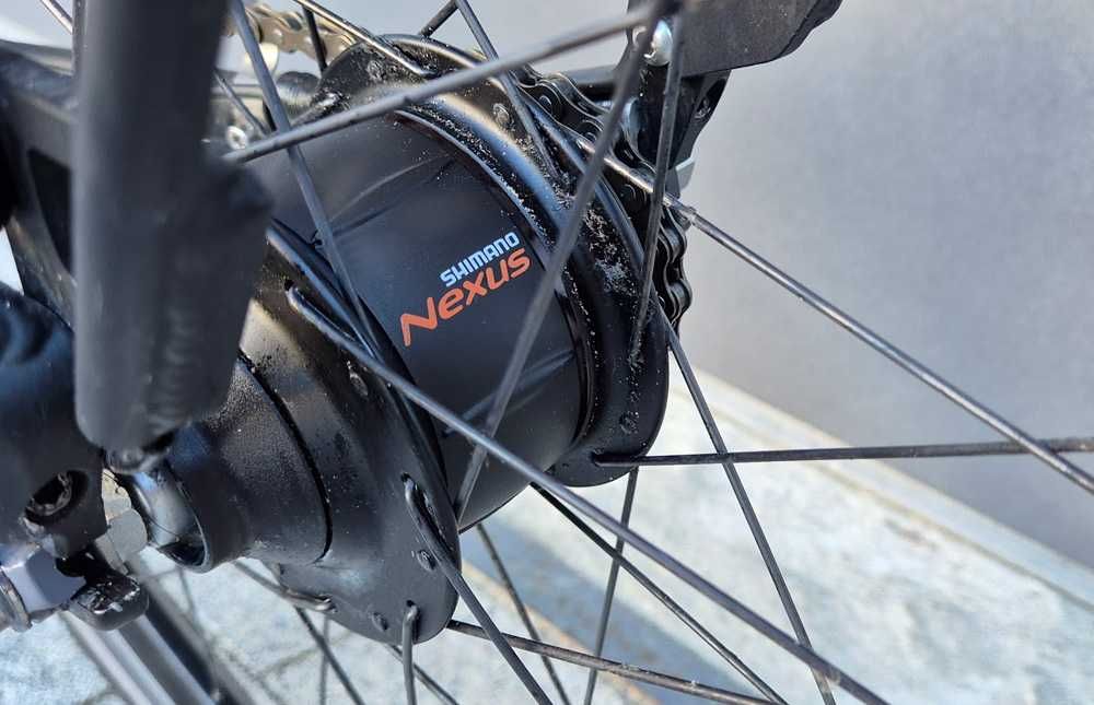 KOGA F3 Nexus 8 H57 czarny męski miejski trekkingowy rower holenderski