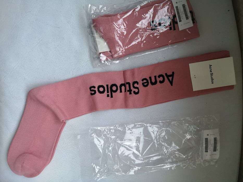 Гетри з жакардовим лого Acne Studios