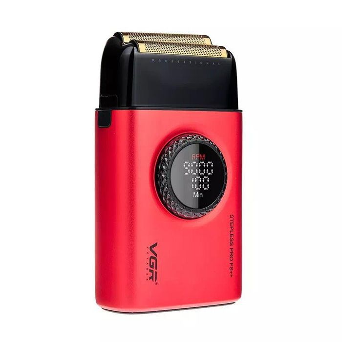 Електробритва VGR V-377 RED шейвер, 7000-9000 RPM, LED display