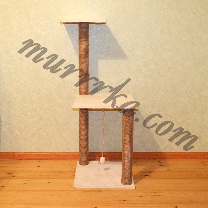 Комплекс-кігтеточка 110 см,джут/бавовна /сизаль,когтеточка