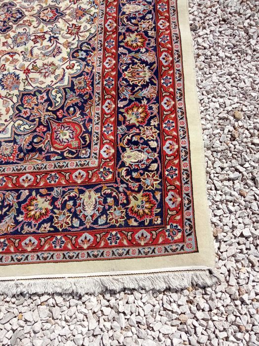 Tapete ISFAHAN Persia-Uma peça de sonho!ORIGINAL PERSIA!