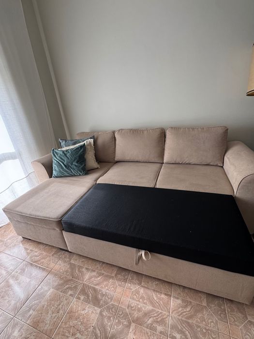 Sofá de canto premium em excelente estado – 500€