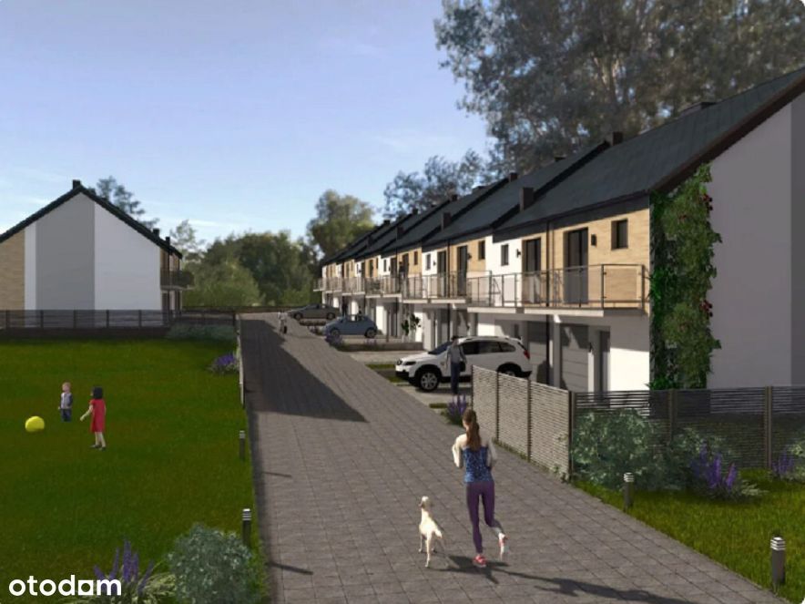 Nowe domy w centrum Wysokiej Głogowskiej