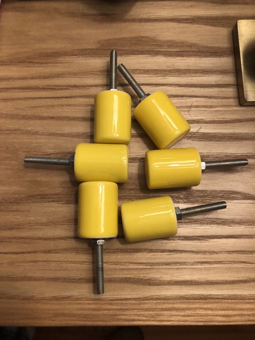 Puxadores cerâmica amarelos Zara Home