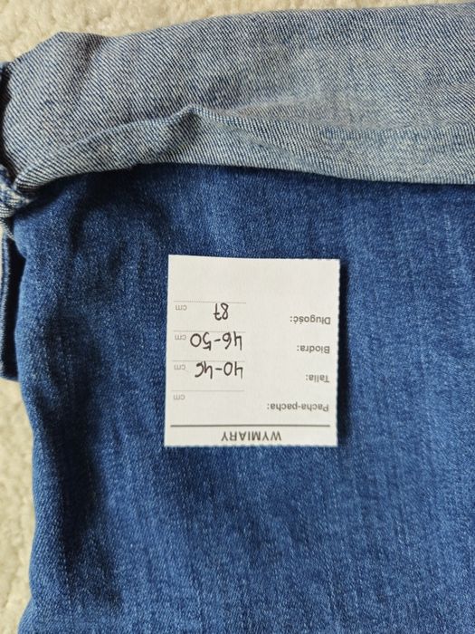 Ciążowe ogrodniczki jeansowe bpc bonprix mama szorty bermudy denim 36 / S
