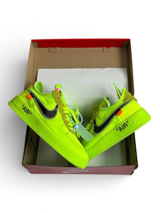 Кросівки Чоловічі Nike Air Force 1 Low Off-White Green