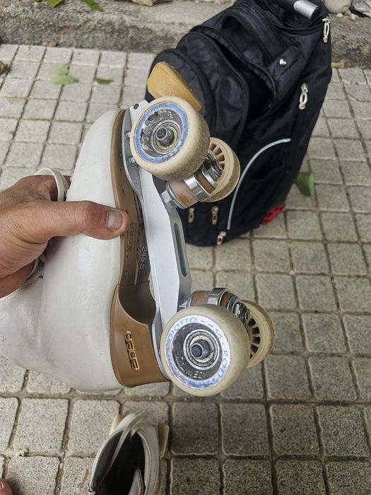 Patins de p. Artística mais mochila
