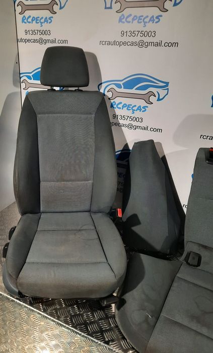 BANCOS BMW SERIE 1 E87 TECIDO AIRBAG FRENTE FRONTAL TRASEIRO TRÁS